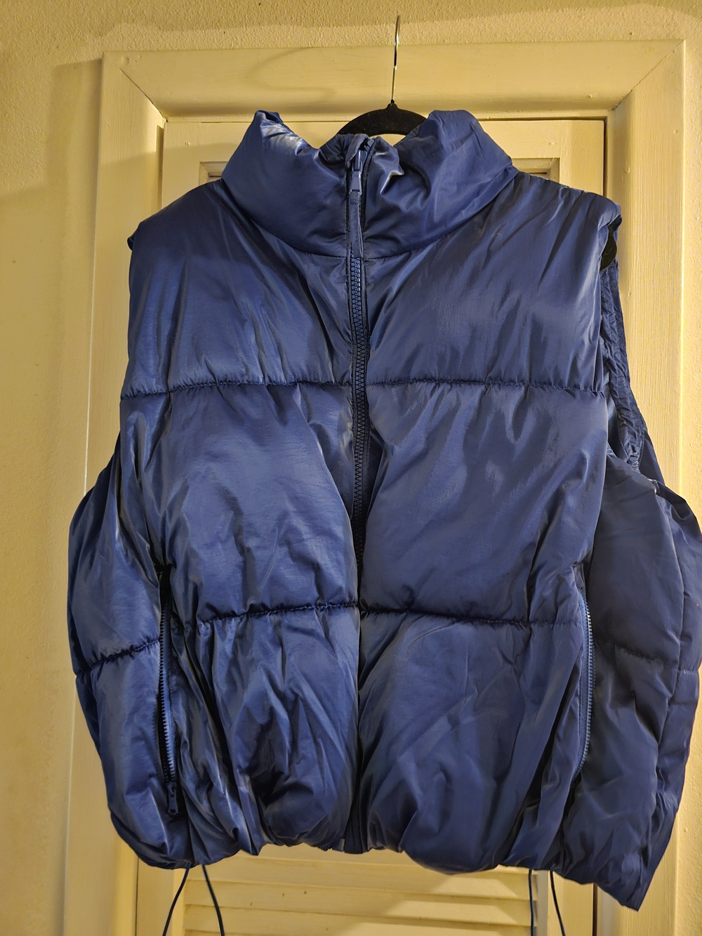 3/$13 Old Navy Blue Women's Quilted Puffer Vest